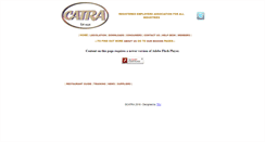 Desktop Screenshot of catra.co.za